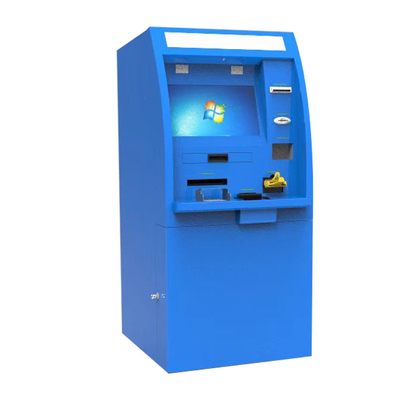 Máquina da troca de divisa estrageira do quiosque do ATM com aceitante e distribuidor do dinheiro