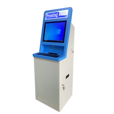 Prova do vândalo do quiosque do pagamento em dinheiro do serviço do auto de Kiosk da impressora do monitor A4 de TFT LCD
