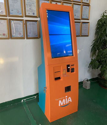 Quiosque automático do distribuidor do bilhete da máquina de venda automática do bilhete de 43 polegadas