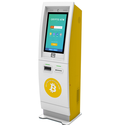 22 quiosque estando livre da operação bancária do serviço do auto do quiosque de Bitcoin ATM da polegada
