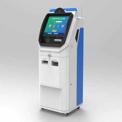 Quiosque de Bitcoin ATM com a máquina cripto da conformidade da integração de software KYC