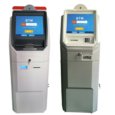 Quiosque de Bitcoin ATM com a máquina cripto da conformidade da integração de software KYC