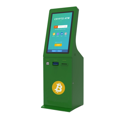 Compra do serviço 32inch do auto e máquina da troca BTM do dinheiro do quiosque de Bitcoin ATM da venda