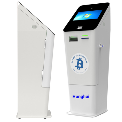 O quiosque Cryptocurrency Atm de Bitcoin ATM do écran sensível faz à máquina a carteira de Bitcoin do apoio