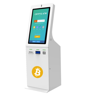 Quiosque 32inch de Bitcoin ATM do reciclador do dinheiro do software livre com varredor de QR
