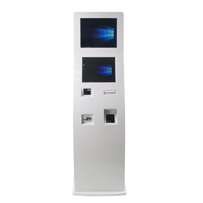 19 polegadas de tela dupla terminal de quiosque de pagamento self-service e aceitador de contas de varejo