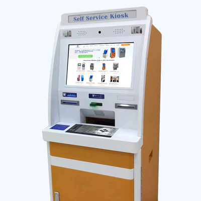 Máquina de impressão do serviço do auto de HUNGHUI com quiosque do pagamento em dinheiro 19 polegadas