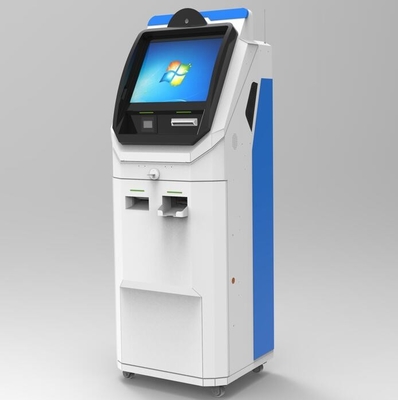 Distribuidor de dinheiro da máquina do quiosque do pagamento do serviço do auto dos multimédios interativo