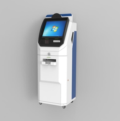 Distribuidor de dinheiro da máquina do quiosque do pagamento do serviço do auto dos multimédios interativo