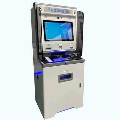 Quiosque Multifunction 17inch da máquina do ATM do banco com distribuidor de dinheiro