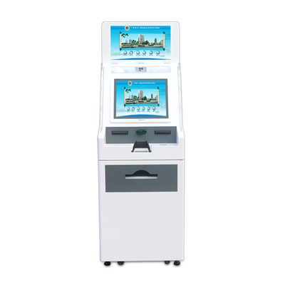quiosque duplo da impressão de Smart da tela da máquina do ATM do banco da conectividade de 3G 4G Wifi