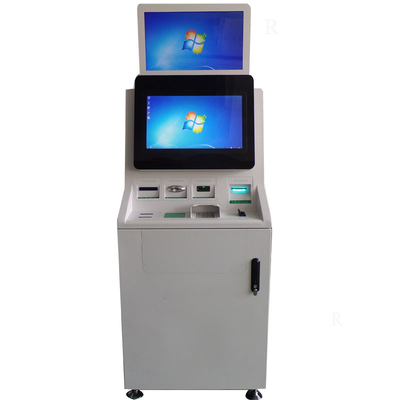 Quiosque Multifunction 17inch da máquina do ATM do banco com distribuidor de dinheiro