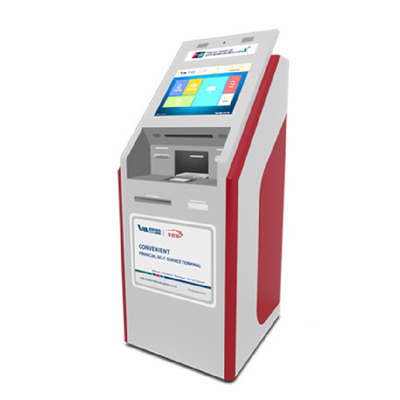 Bancos todos em uma máquina do quiosque do pagamento em dinheiro 10 pontos do écran sensível